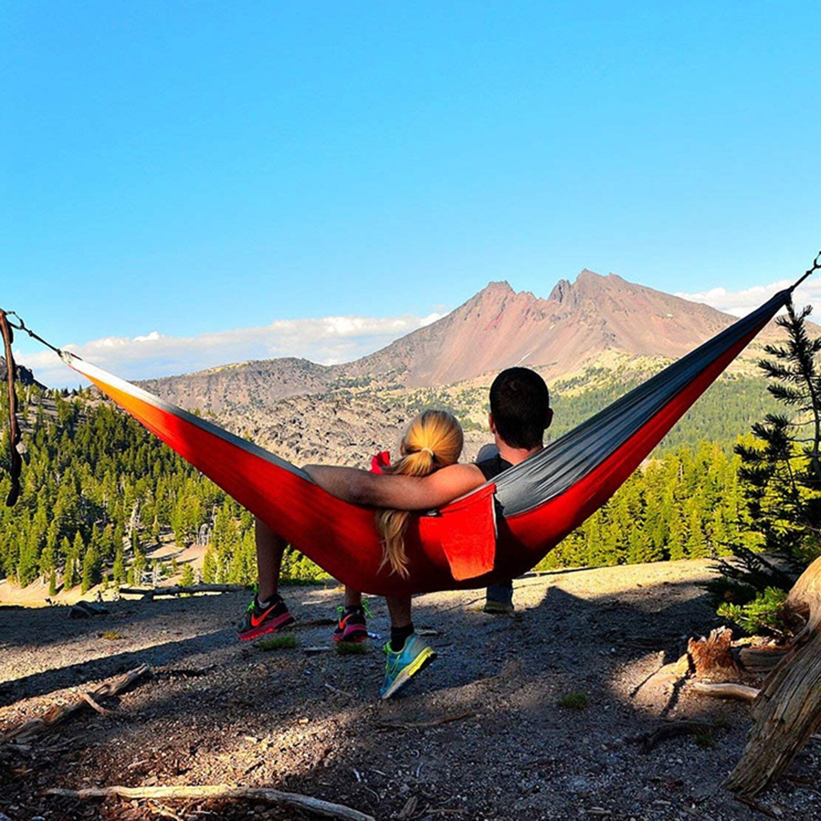 Cheap Goat Tents Double Hammock Travel Camping Chair Swing Beach Bed Rope Straps for Outdoor Camping Hiking Picnic Travel Tents 